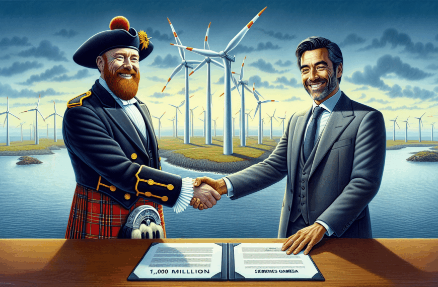 ScottishPower Firma Contrato de 1,000 Millones con Siemens Gamesa para Parque Eólico Marino