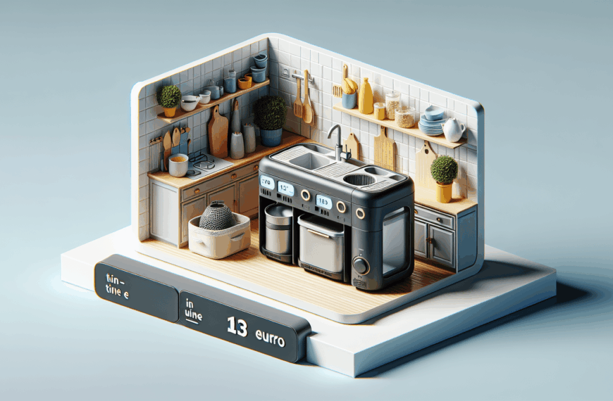 Solución Compacta y Económica: Tres en Uno para Cocinas Pequeñas por Solo 13 Euros