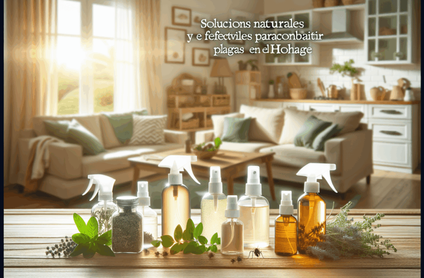 Soluciones Naturales y Efectivas para Combatir Plagas en el Hogar