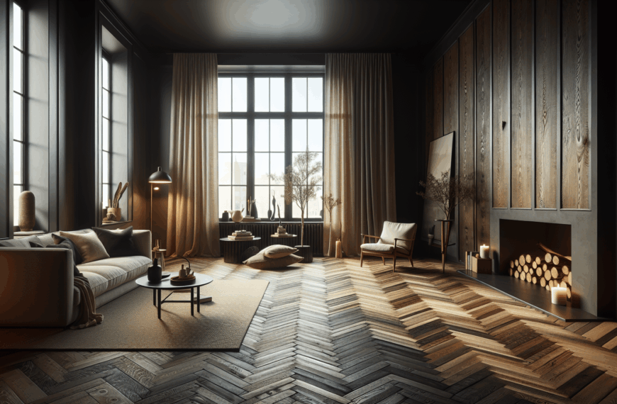 Suelos de Madera Oscura: Elegancia y Calidez en el Estilo Nórdico