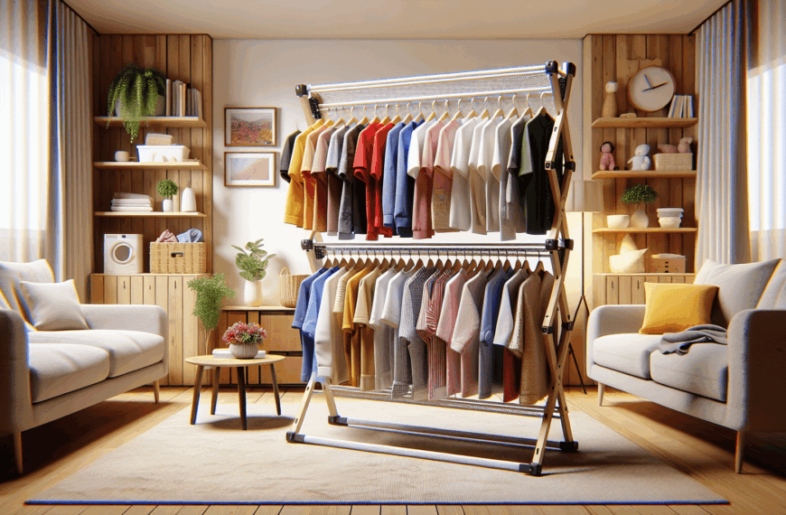 Tendedero Plegable y Extensible Japonés: La Solución Eficiente para Secar Ropa en Espacios Reducidos