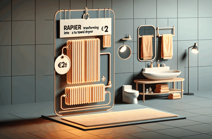 Transforma Tu Baño: Radiadores que se Convierte en Secatoallas por Solo 2 Euros en Pepco