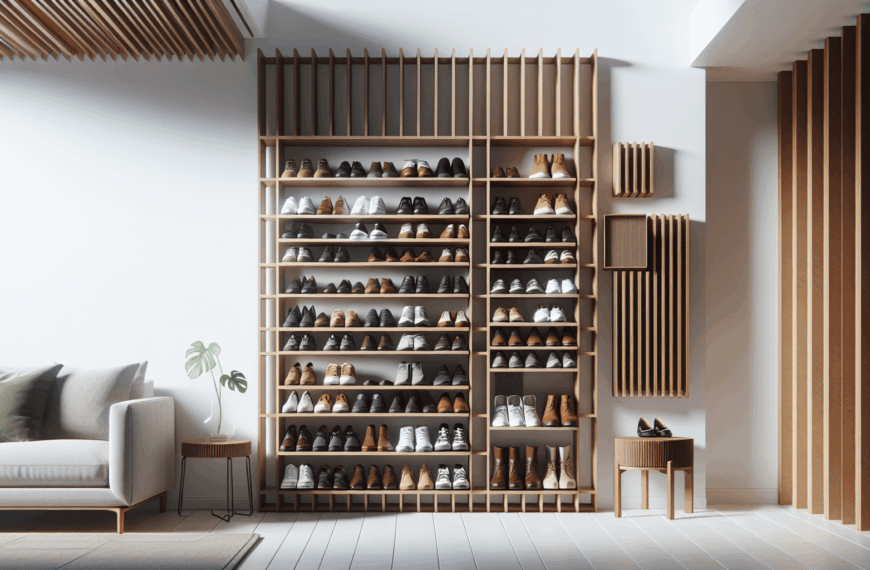 Transforma tus Paredes en Almacenamiento Elegante: Conoce el Innovador Zapatero Apilable para Espacios Reducidos