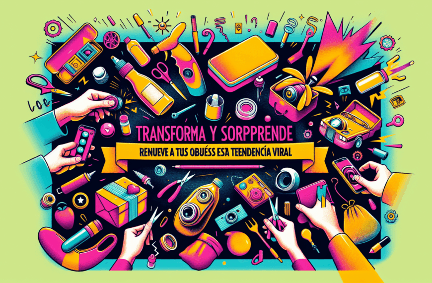 Transforma y Sorprende: Renueva tus Objetos con Esta Tendencia Viral