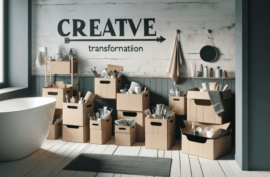 Innovación Sustentable: Convirtiendo Cajas de Cartón en Cestas de Baño Funcionales