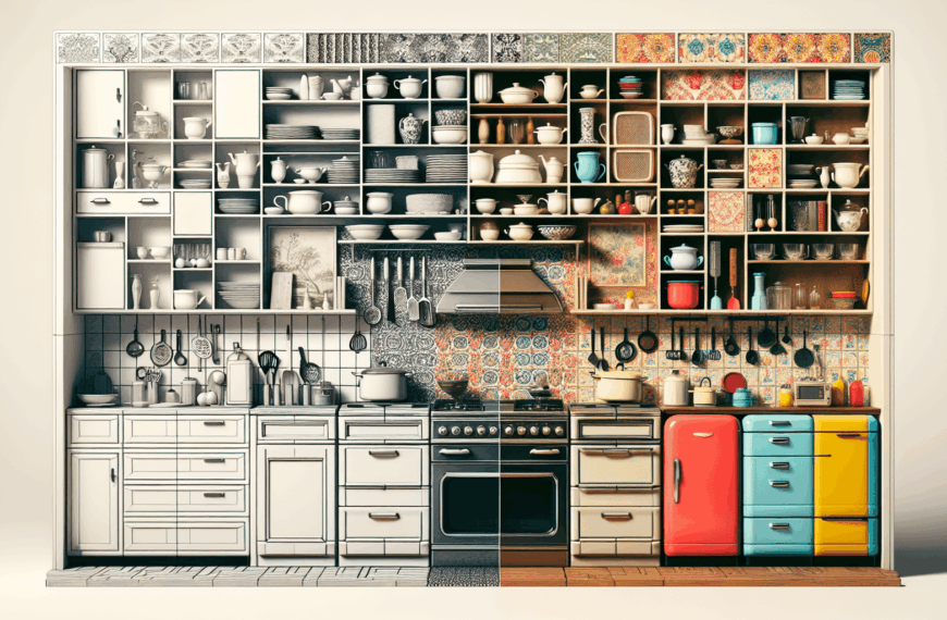 Transformación Culinaria: De Cocinas Sobrias a Espacios Vintage con Estilo Innovador