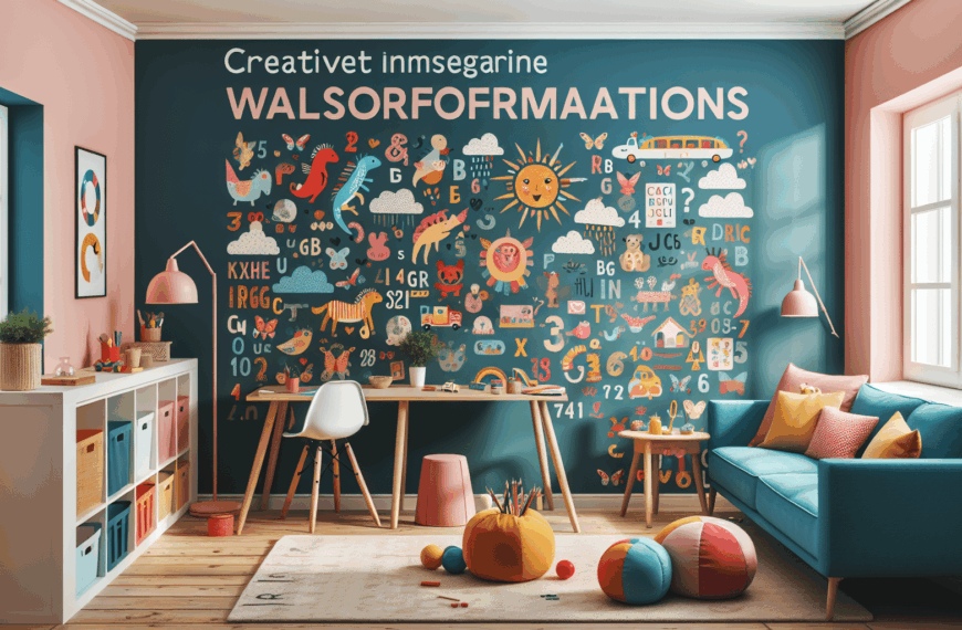 Transformaciones Creativas de Paredes en Habitaciones Infantiles: Ideas Inspiradoras