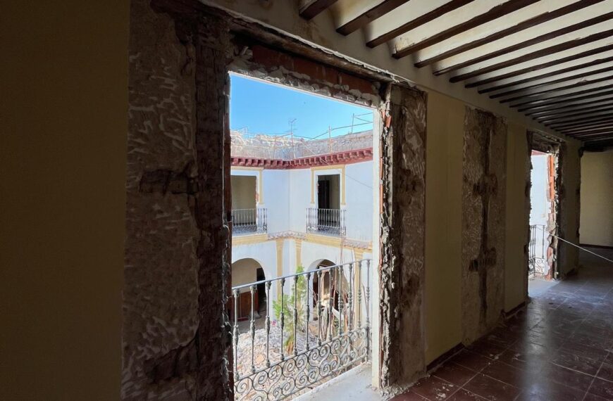 Descubren un majestuoso palacete manchego del siglo XVII en la Casa de los Frailes de Herencia