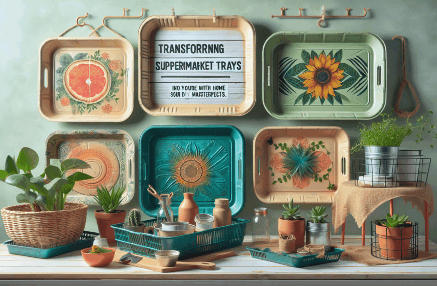 Convierte Bandejas de Supermercado en Obras Maestras DIY para el Hogar