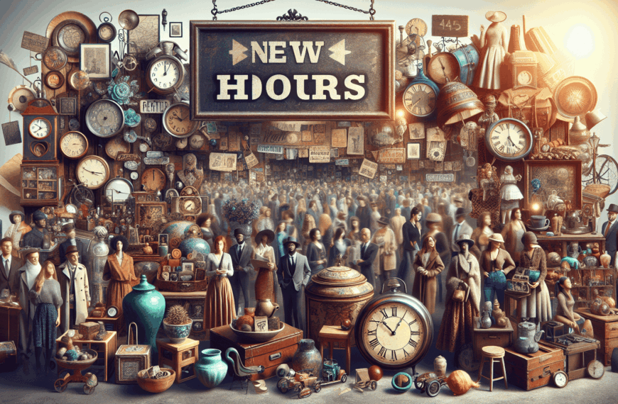 ¡Atención Amantes del Vintage! Novedades y Horarios Imperdibles del Rastrillo: Tendencias que No Te Puedes Perder