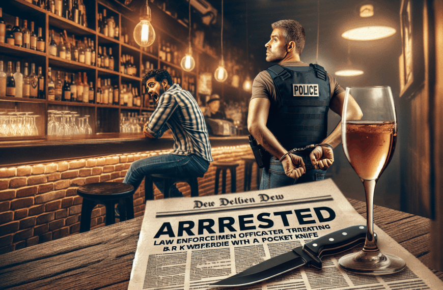 Guardia Civil Detenido por Amenazar a un Empleado de Bar con una Navaja
