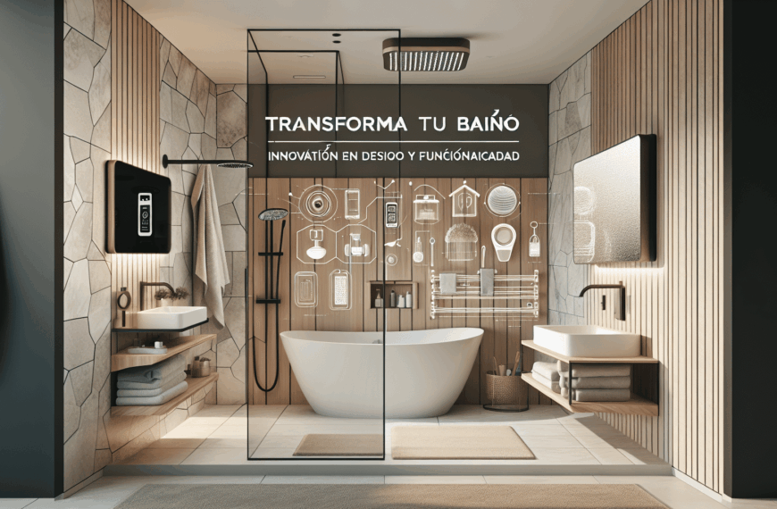 Transforma tu Baño: Innovación en Diseño y Funcionalidad