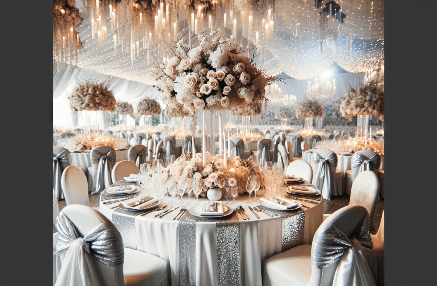 Elegancia Nupcial 2024: Innovadoras Tendencias en Decoración de Mesas y Sillas para Bodas