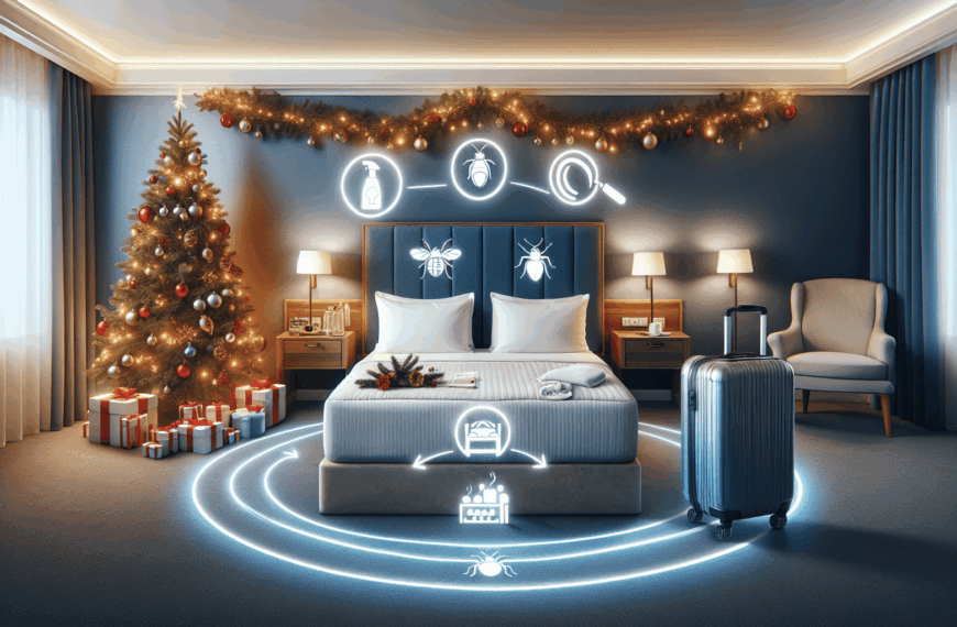 Guía de Rentokil Initial: Cómo Prevenir Chinches en Hoteles Durante las Vacaciones Navideñas