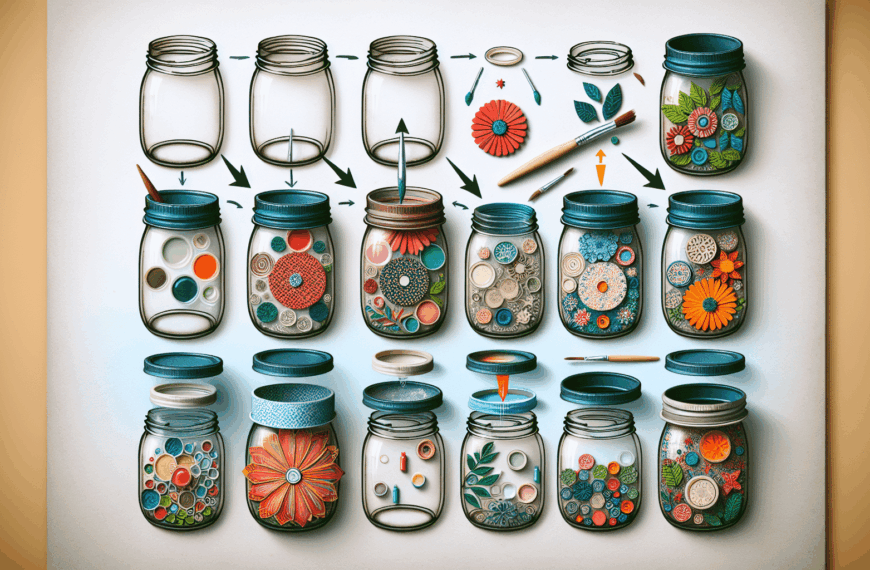 Transforma Tus Tapas de Tarros de Cristal en Creativas Soluciones Decorativas y Prácticas