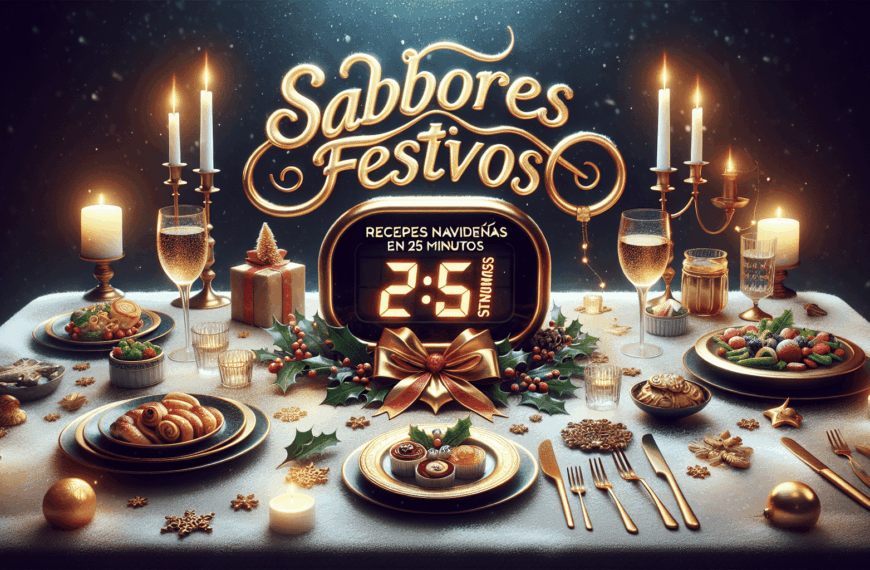Sabores Festivos: Recetas Navideñas en 25 Minutos