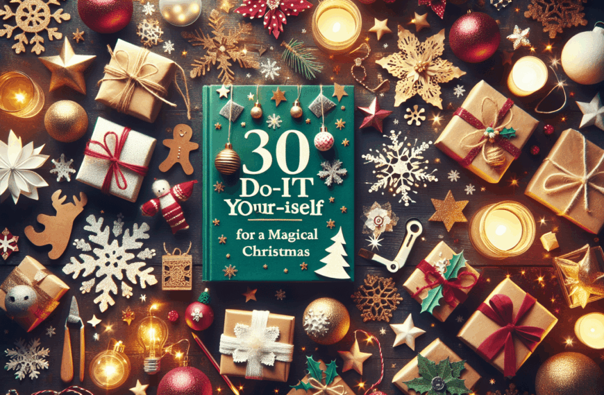 30 Ideas Creativas de Manualidades DIY para una Navidad Mágica