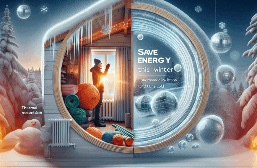 Ahorra Energía Este Invierno: Aislamiento Económico para Combatir el Frío