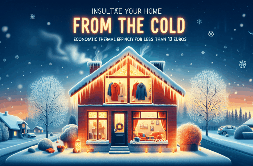 Aisla Tu Hogar del Frío: Eficiencia Térmica Económica por Menos de 10 Euros