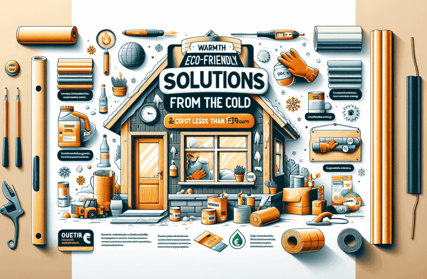 Aíslate del Frío con Soluciones Ecológicas de Leroy Merlin: Calidez por Menos de 13 Euros