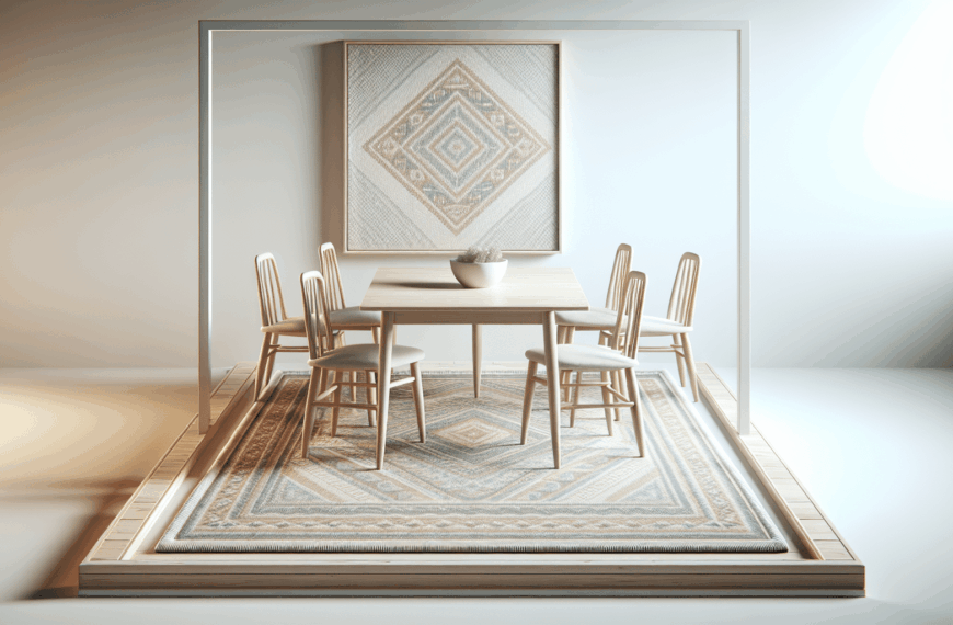 Alfombra Fregable de Ikea: Estilo y Protección para tu Comedor
