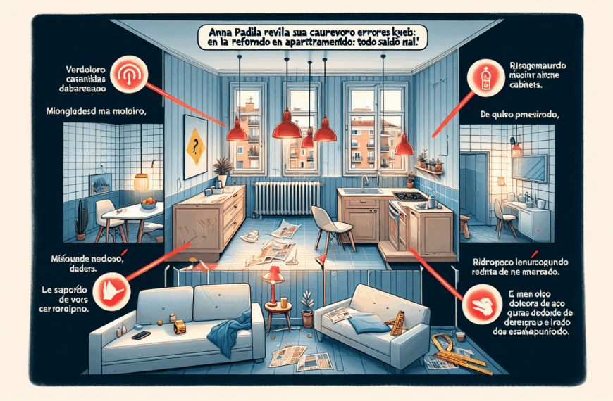 Anna Padilla Revela Cuatro Errores Clave en la Reforma de su Apartamento en Madrid: ‘Todo Salió Mal’