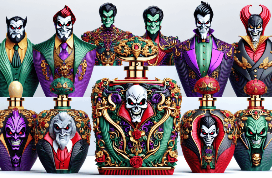 Fragancias de Villanos Disney: La Magia del Diseño y la Creatividad en Botellas de Perfume