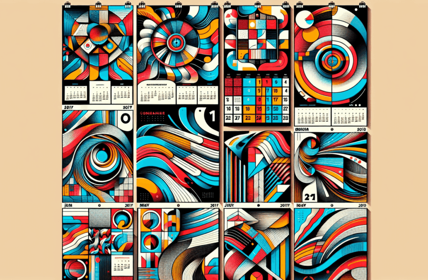Calendarios Personalizados: Innovación y Creatividad en Tendencias Vanguardistas