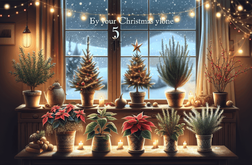 Cinco Plantas Festivas que Embellecerán tu Hogar esta Navidad