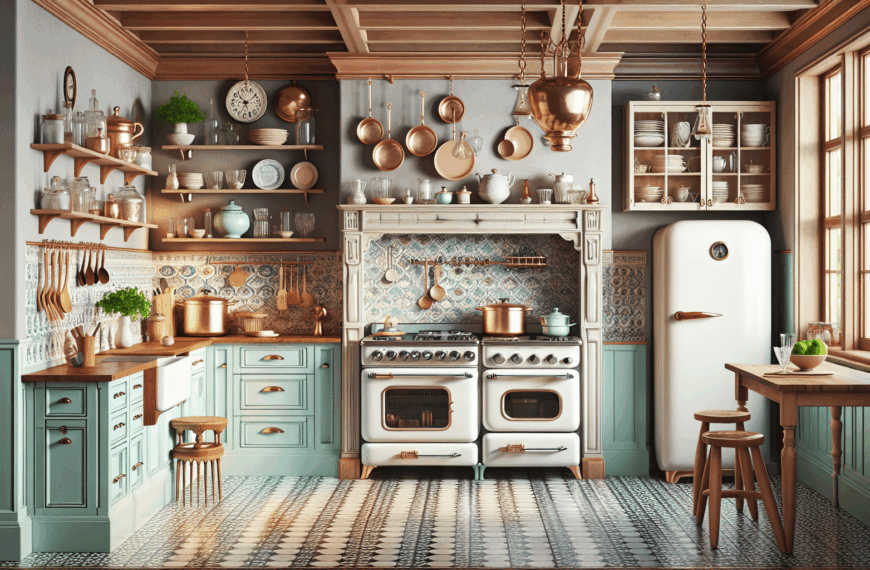 Encanto Retro: Inspiración para Cocinas Vintage con Estilo