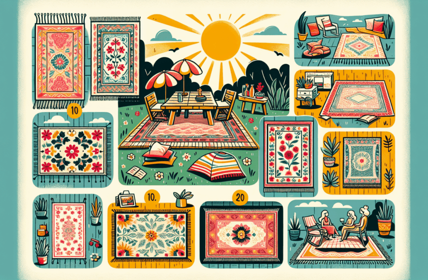 Guía para Seleccionar las Alfombras Perfectas y Realzar tu Verano