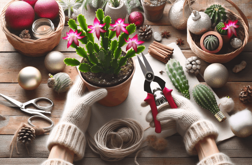 Guía Definitiva para Podar y Revitalizar Tu Cactus de Navidad Durante Todo el Año