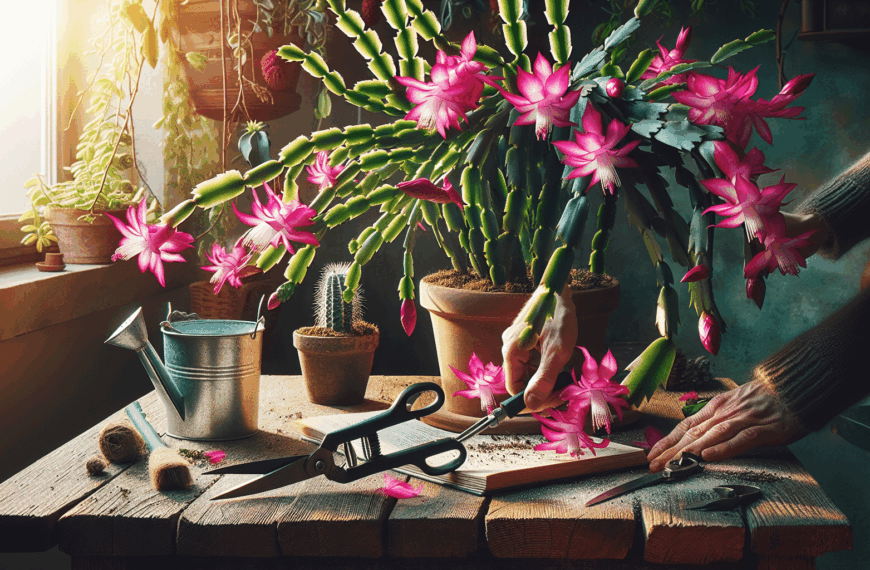 Cómo Podar tu Cactus de Navidad y Mantenerlo Resplandeciente Todo el Año