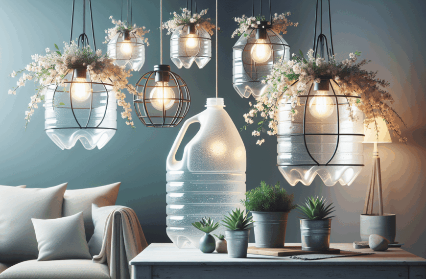 Convierte tus Garrafas de Plástico de 5 Litros: Proyectos Creativos y Ecológicos para Decorar tu Hogar