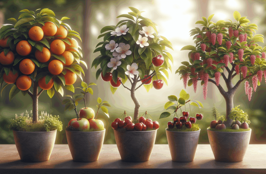 Cuatro Árboles Frutales Perfectos para Plantar en Macetas