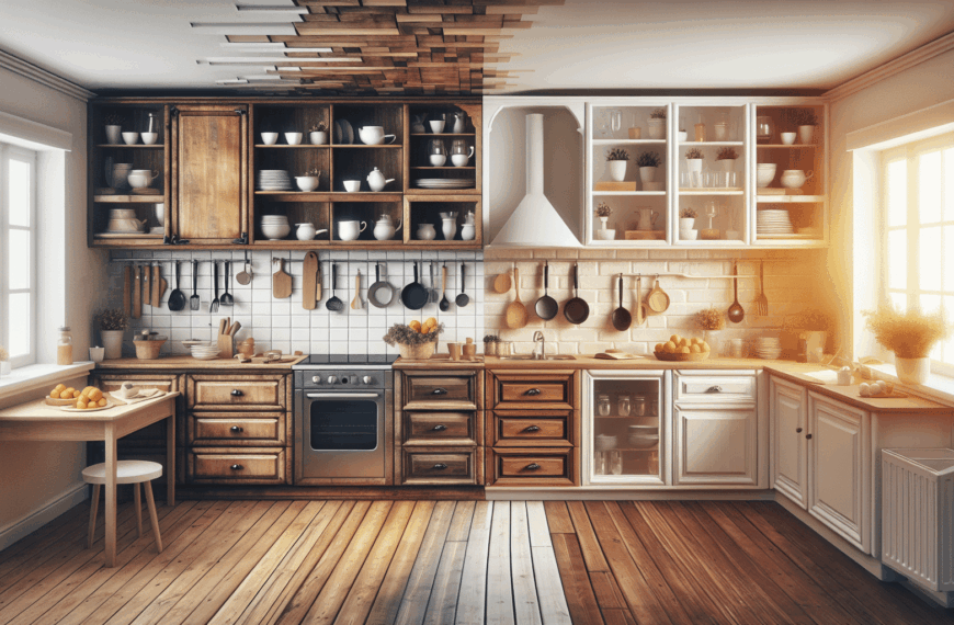 Transformación de una Cocina Anticuada en un Espacio Moderno y Brillante