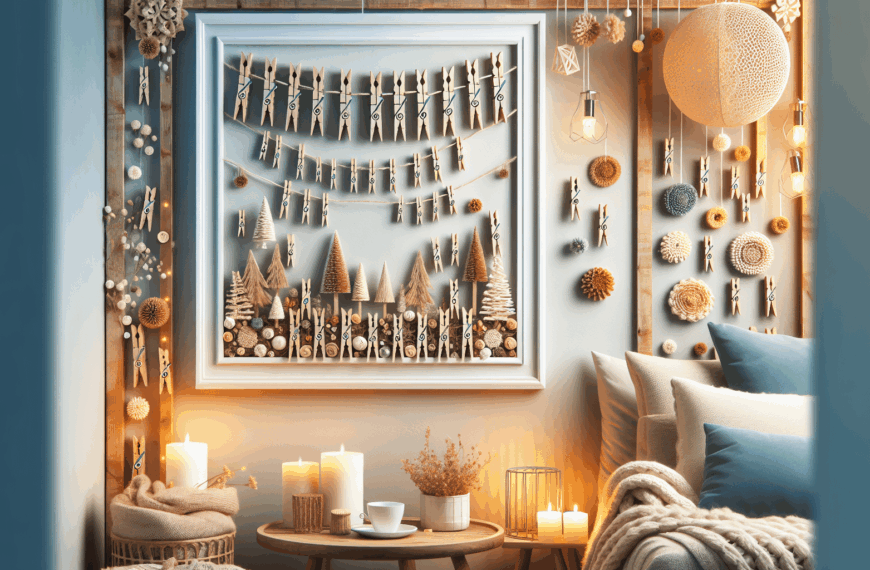 Decora tu Hogar: Ideas Creativas con Pinzas de Ropa