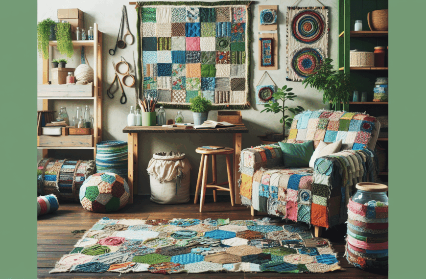 Ideas Creativas de Patchwork para una Decoración Ecológica en tu Hogar