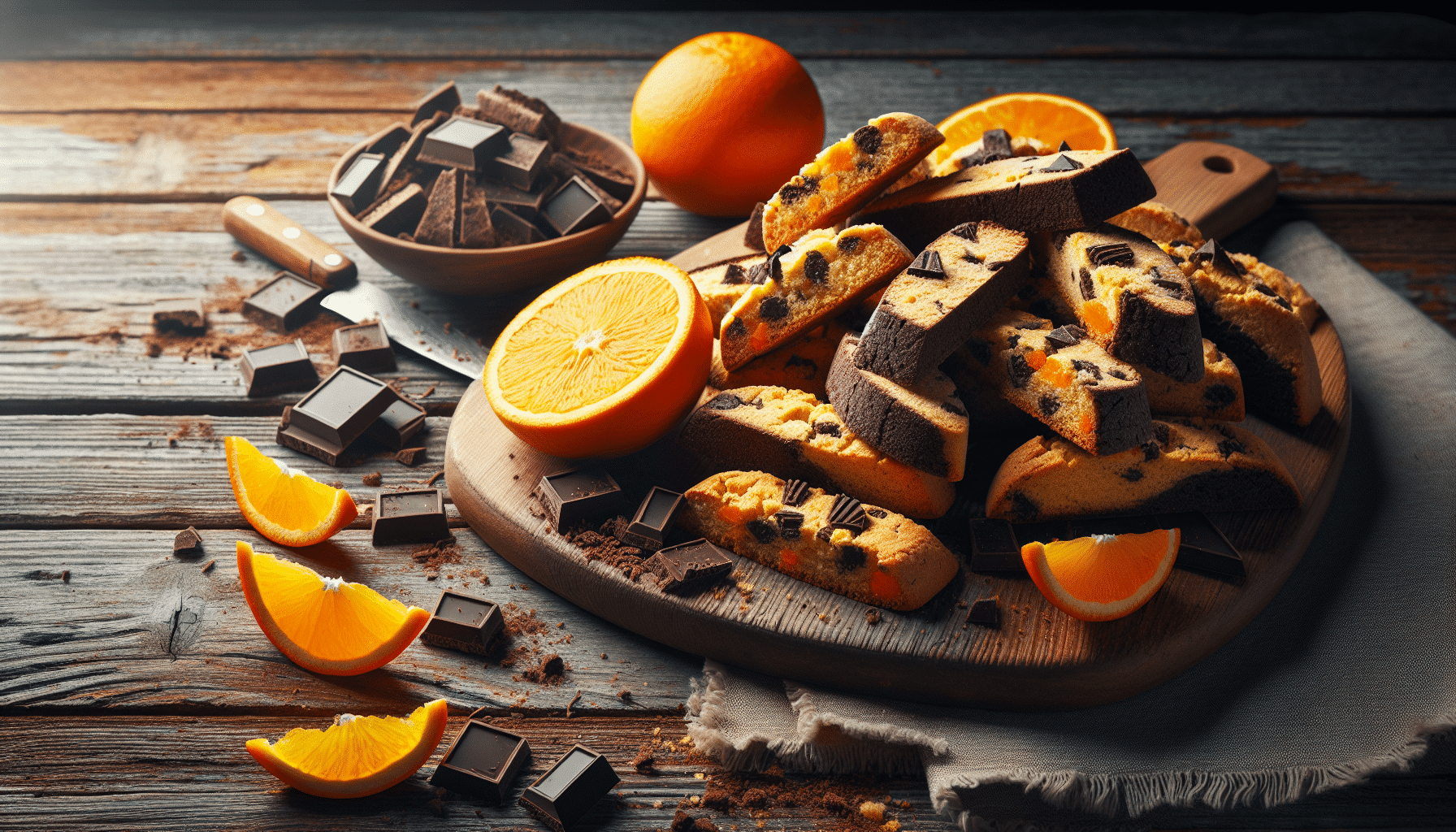Delicia Vegana: Biscotti de Naranja y Chocolate que Fascinan
