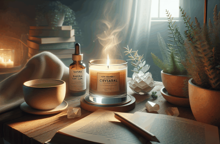 Desconecta y Descubre la Serenidad con la Nueva Vela Aromática de Cristal de Natura