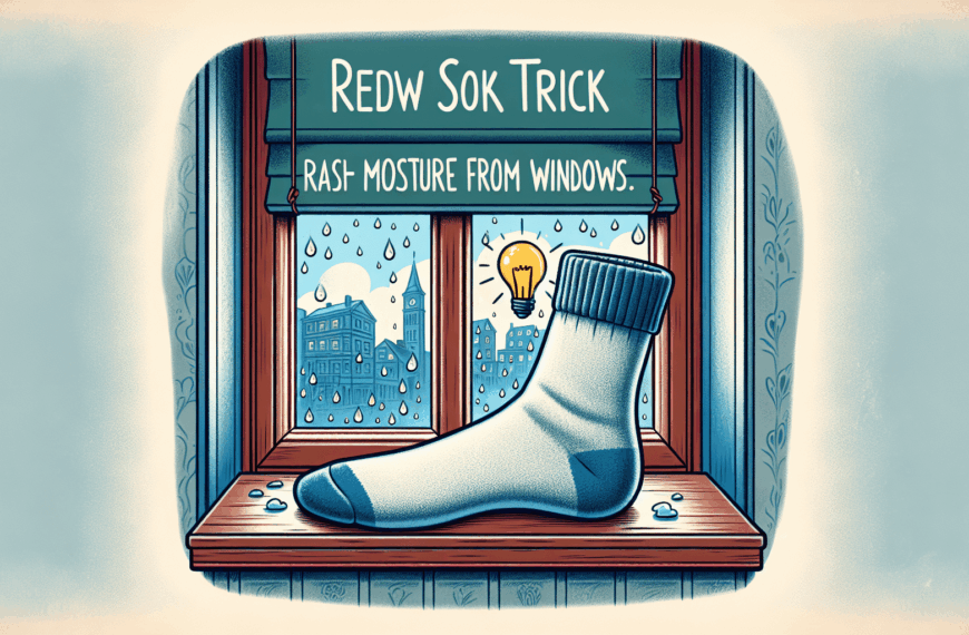 Descubre el Ingenioso Truco del Calcetín para Eliminar la Humedad en tus Ventanas