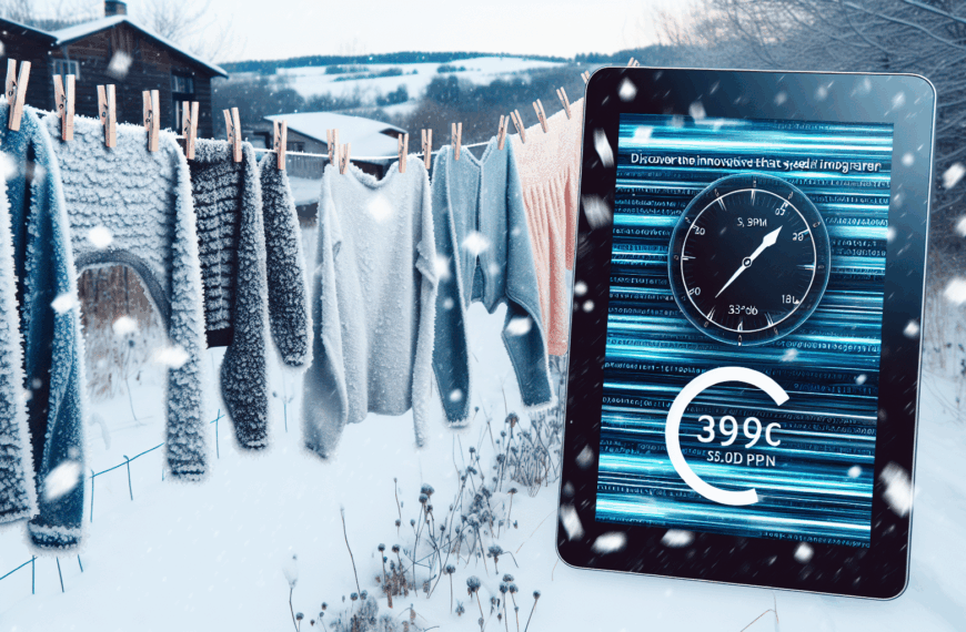 Descubre el Innovador Programa que Acelera el Secado de Ropa en Invierno