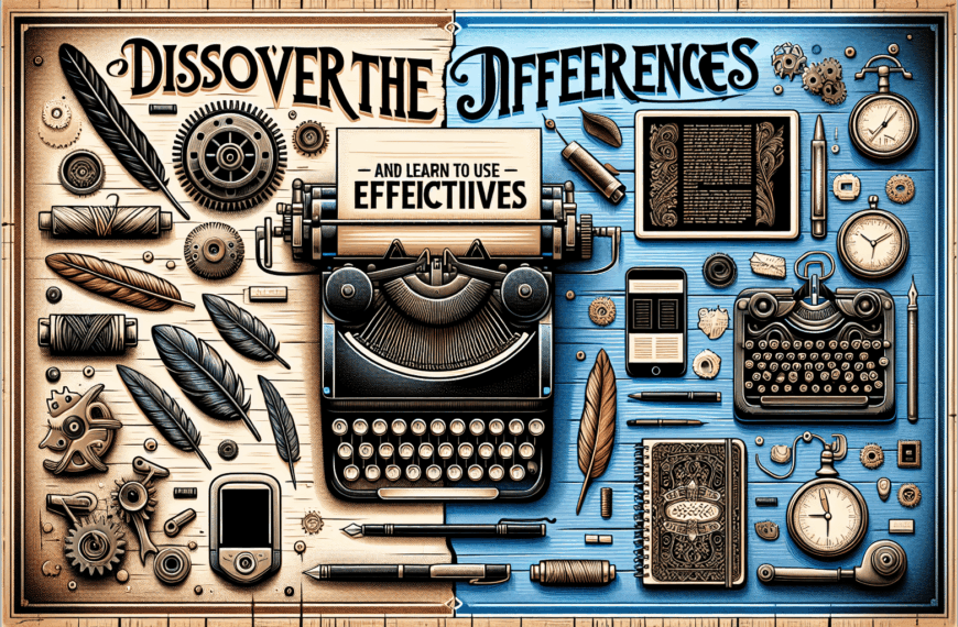 Descubre las Diferencias y Aprende a Usarlas de Manera Eficaz