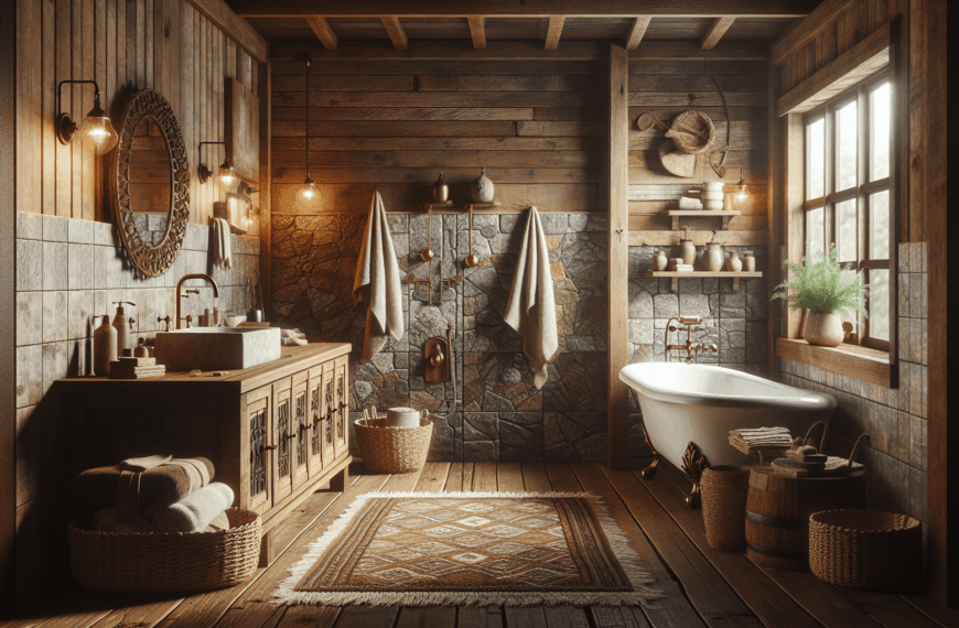 Diseña el Baño Rústico de Tus Sueños: Consejos para un Espacio Acogedor y Eficaz