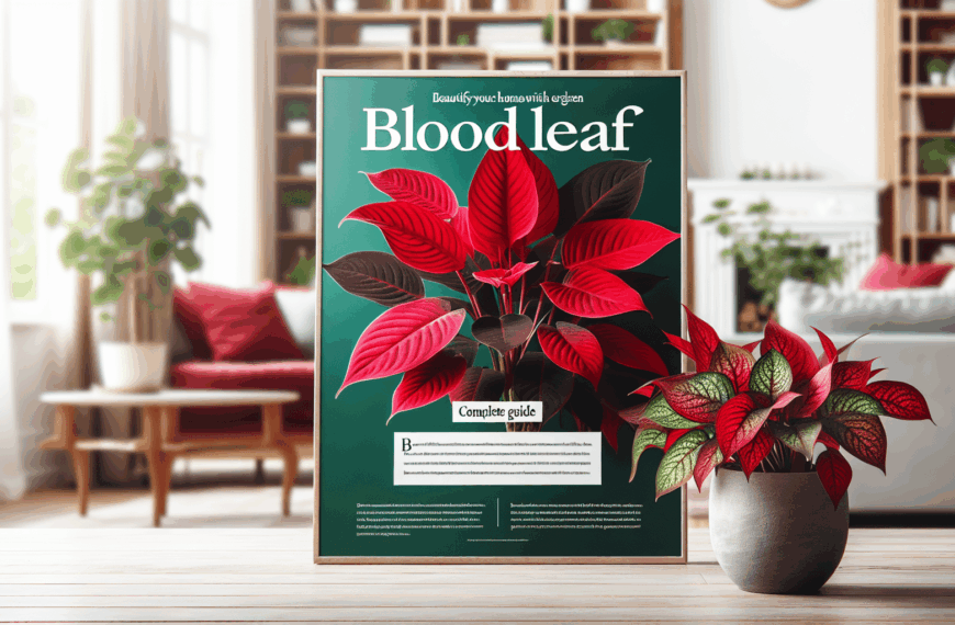 Embellece Tu Hogar con la Perenne Planta ‘Hojas de Sangre’: Guía Completa