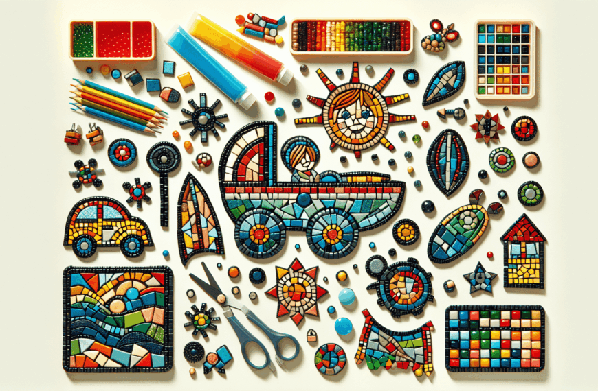 Descubre la Magia del Mosaico Infantil DIY: Creatividad en Formas y Colores