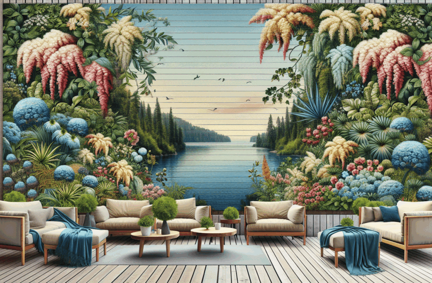 Transforma Tu Terraza o Jardín con Flores Exuberantes