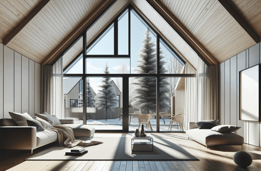 Áticos Nórdicos: La Armonía de Espacios Abiertos y Grandes Ventanales