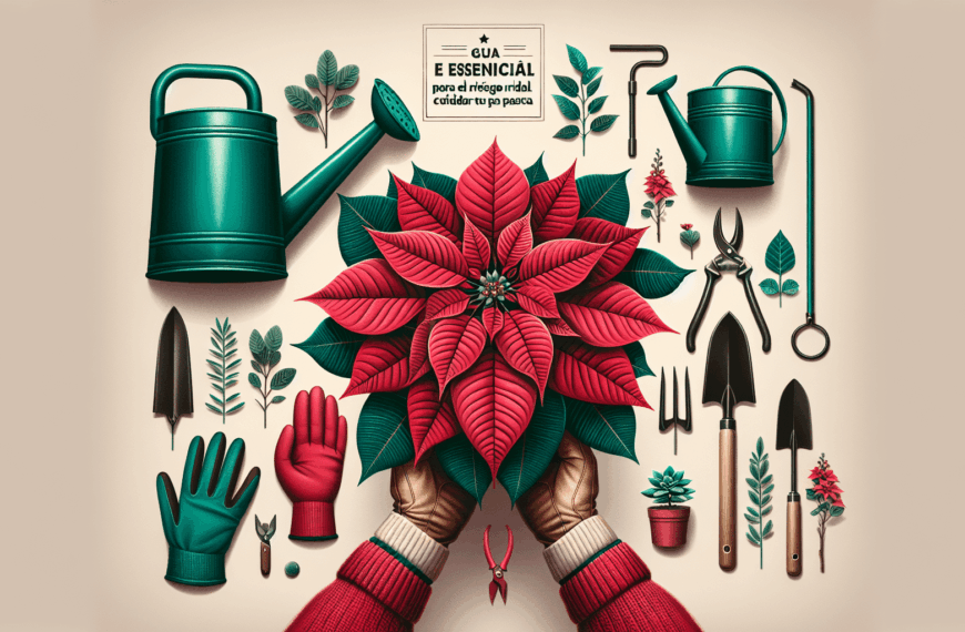 Guía Esencial para el Riego Ideal de la Poinsettia: Claves para Cuidar Tu Flor de Pascua