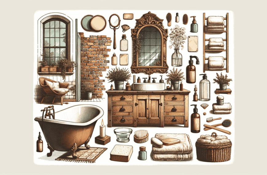 Transforma tu Espacio: Diseña un Baño Rústico que Combina Calidez y Funcionalidad
